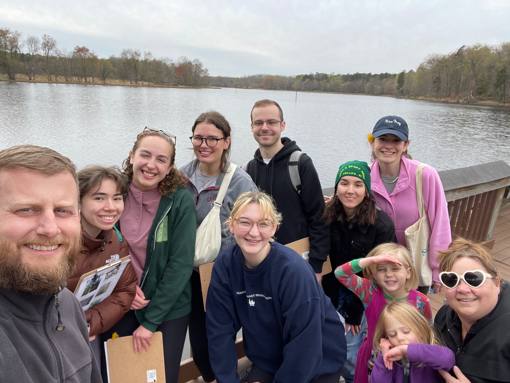 Lab social at Pautuxent Research Reserve